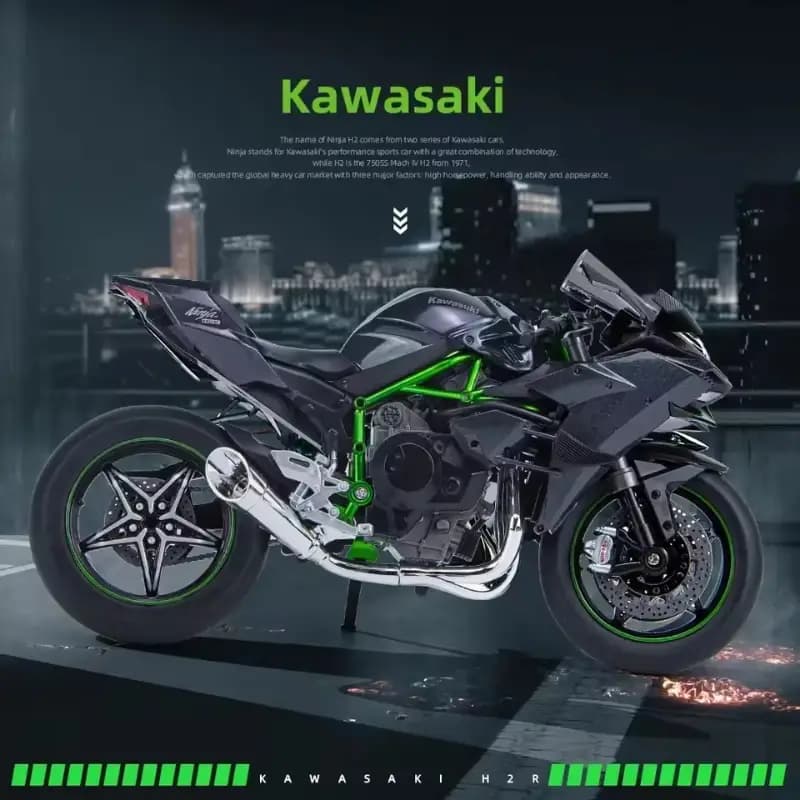 1:12 Scale Kawasaki Ninja H2 Diecast model