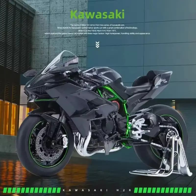 1:12 Scale Kawasaki Ninja H2 Diecast model