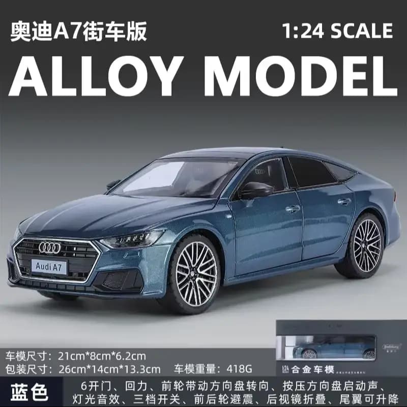 1:24 AUDI A7 Diecast Model Car