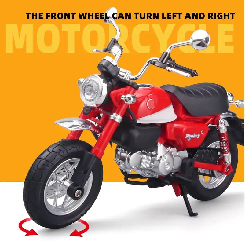 1:12 Honda Monkey 125 Motorcycle Diecast  Model