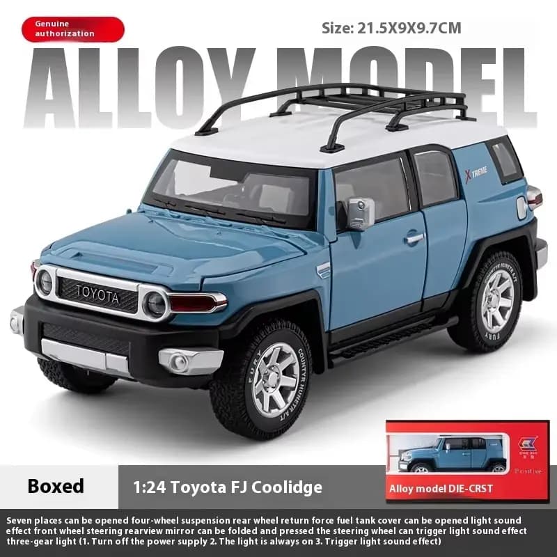 1:24 Scale Toyota FJ Cruiser Jeep Diecast Model Car -Official License