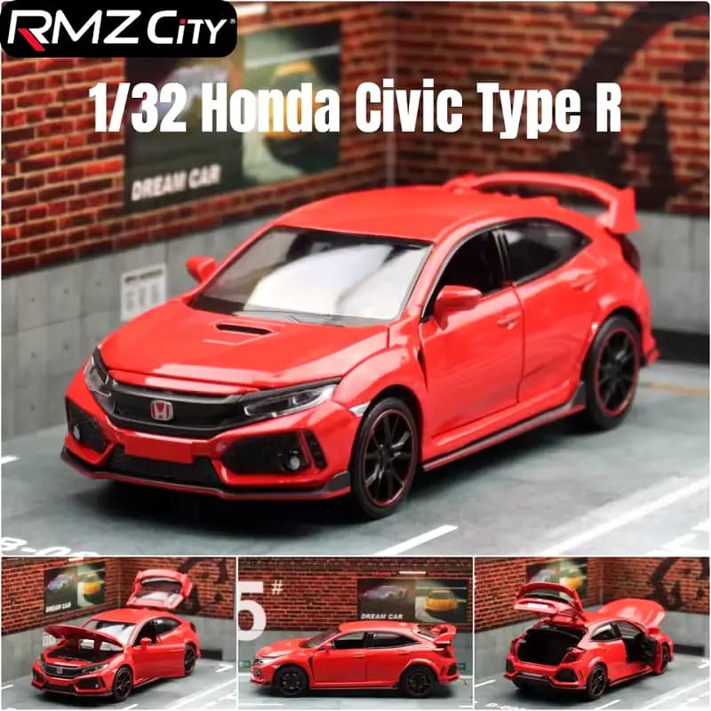 1:32 Scale Honda Civic Type R Diecast Model Car