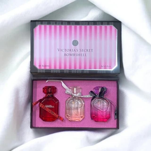 VICTORIAS SECRET BOMBSHELL Perfume Set 3 Pcs