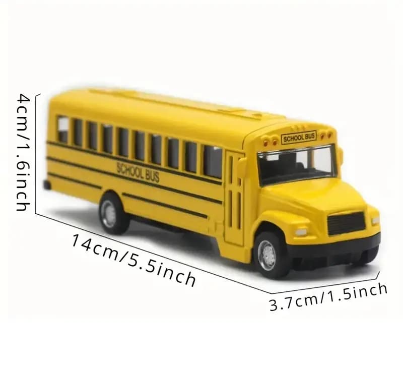 School Bus Model Children diecast model 1:64 Scale