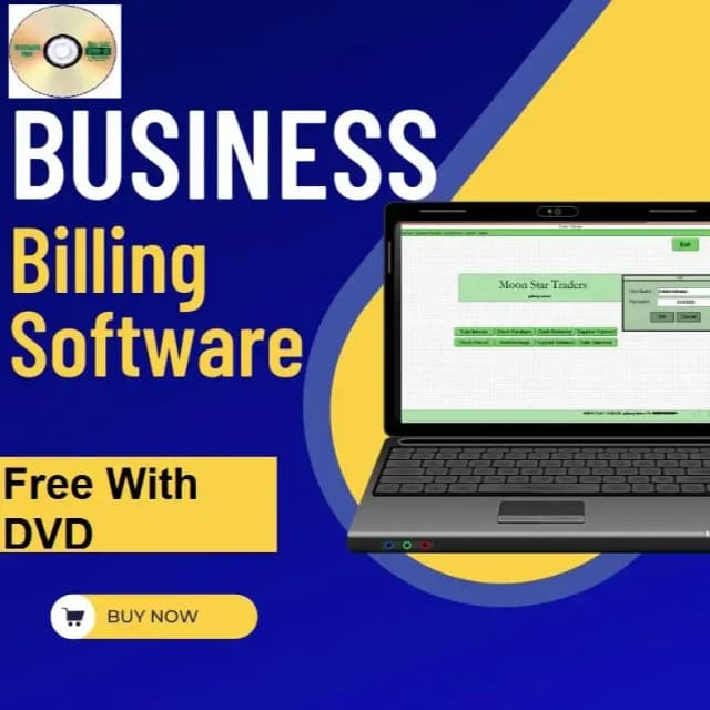 DVDRW - With Business Invoice Printing and Stock Status - Customer's Ledgers DVD with Business Software, Medical Store, Restaurant Billing Software - (Full Version for Life Time)