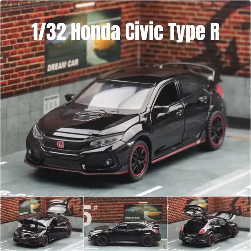 1:32 Scale Honda Civic Type R Diecast Model Car