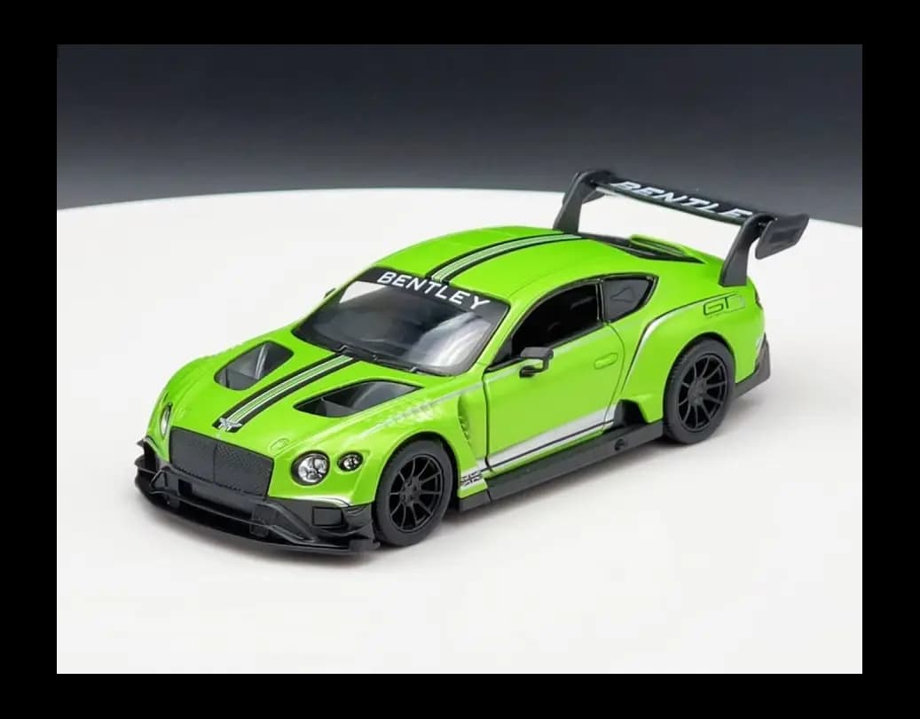 KINSMART Brand 1:38 Scale Bentley Continental GT3 Sport Car Diecast Model