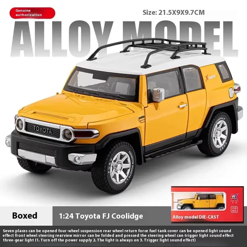 1:24 Scale Toyota FJ Cruiser Jeep Diecast Model Car -Official License