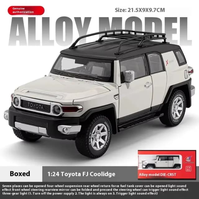 1:24 Scale Toyota FJ Cruiser Jeep Diecast Model Car -Official License