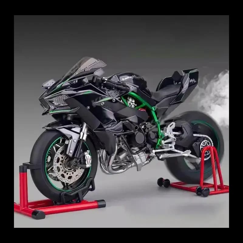 1:6 Diecast Kawasaki Ninja H2R Bootable Spray Bike