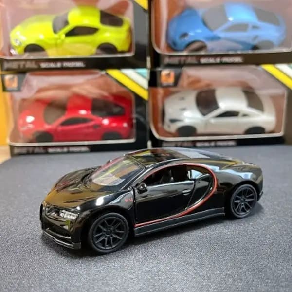 1:43 Bugatti Diecast Model Simulation Sports Car Toy Vehicle Collection