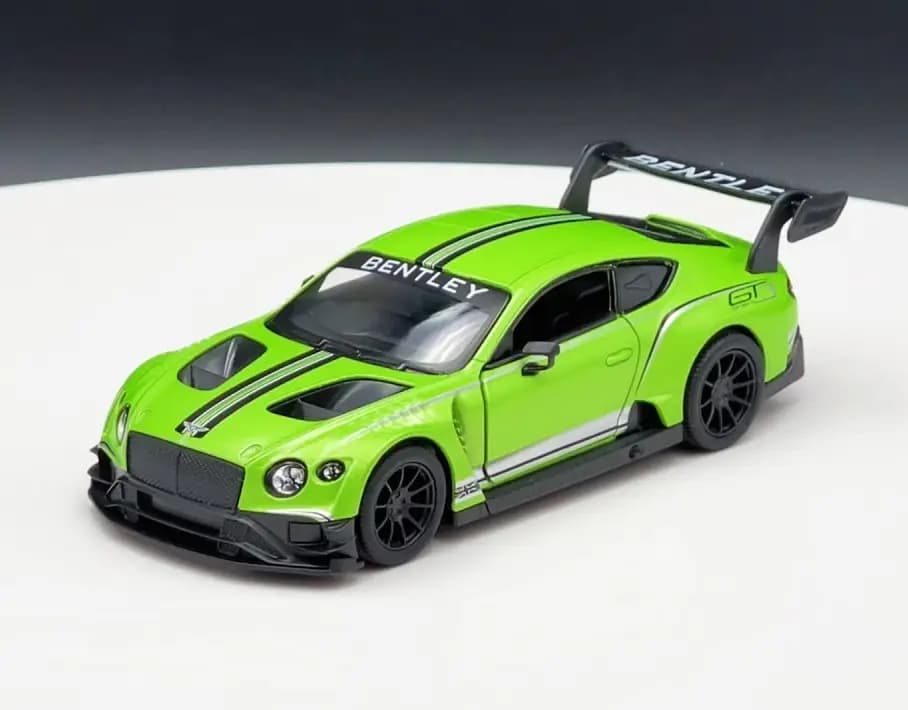 KINSMART Brand 1:38 Scale Bentley Continental GT3 Sport Car Diecast Model