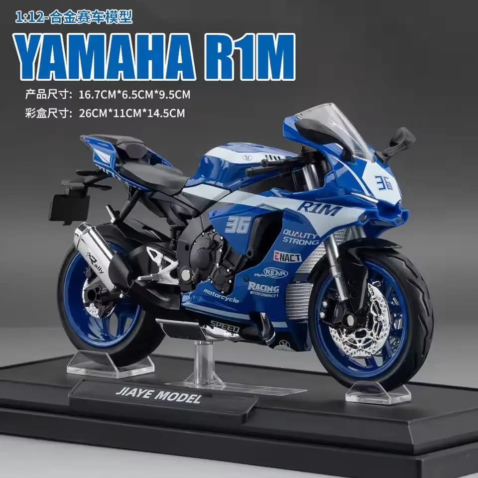 1:12 Yamaha R1M Racing Motorcycle