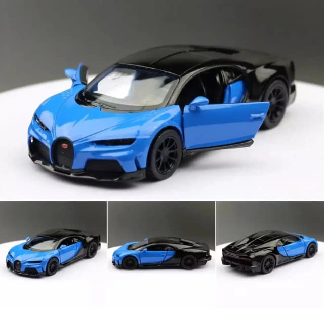 1:38 Scale Kinsmart Bugatti Chiron Super Sports Car
