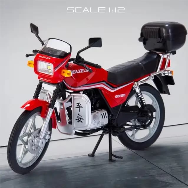 1:12 SUZUKI GS125 Alloy Retro Motorcycle Model