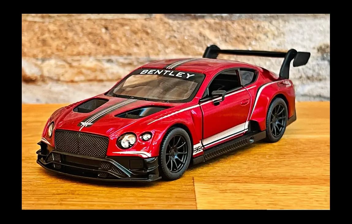 KINSMART Brand 1:38 Scale Bentley Continental GT3 Sport Car Diecast Model