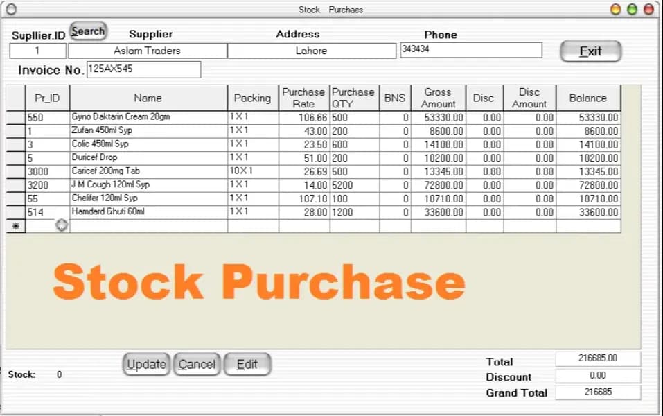 DVDRW - With Business Invoice Printing and Stock Status - Customer's Ledgers DVD with Business Software, Medical Store, Restaurant Billing Software - (Full Version for Life Time)