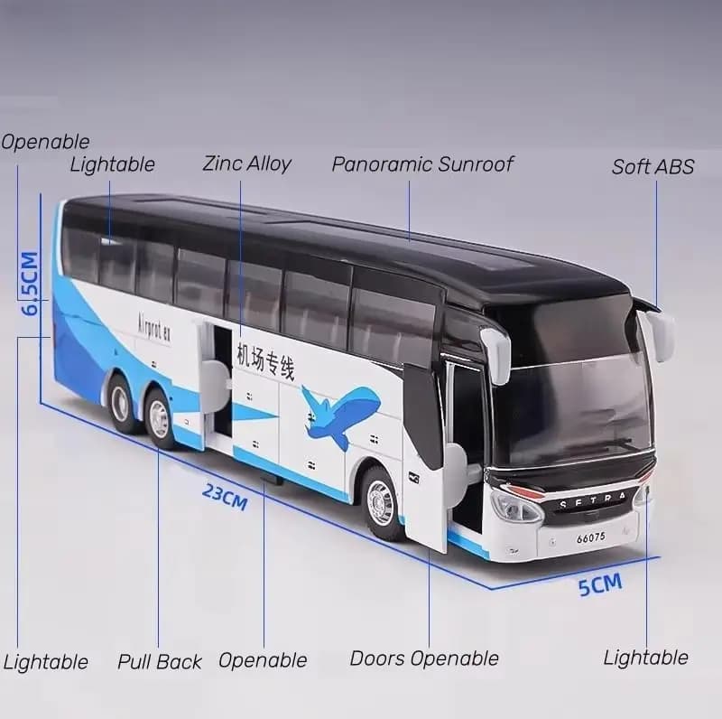 1:32 Scale Supreme Bus Diecast Model