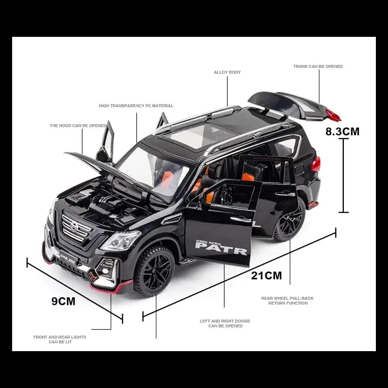 1:24 Scale Nissan Patrol Diecast Model