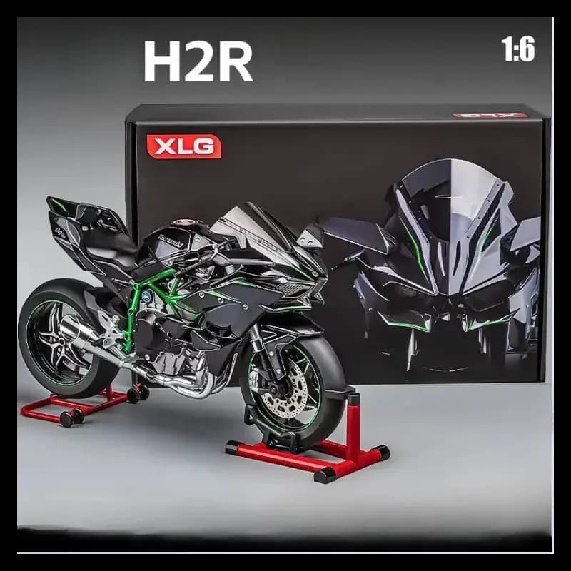 1:6 Diecast Kawasaki Ninja H2R Bootable Spray Bike