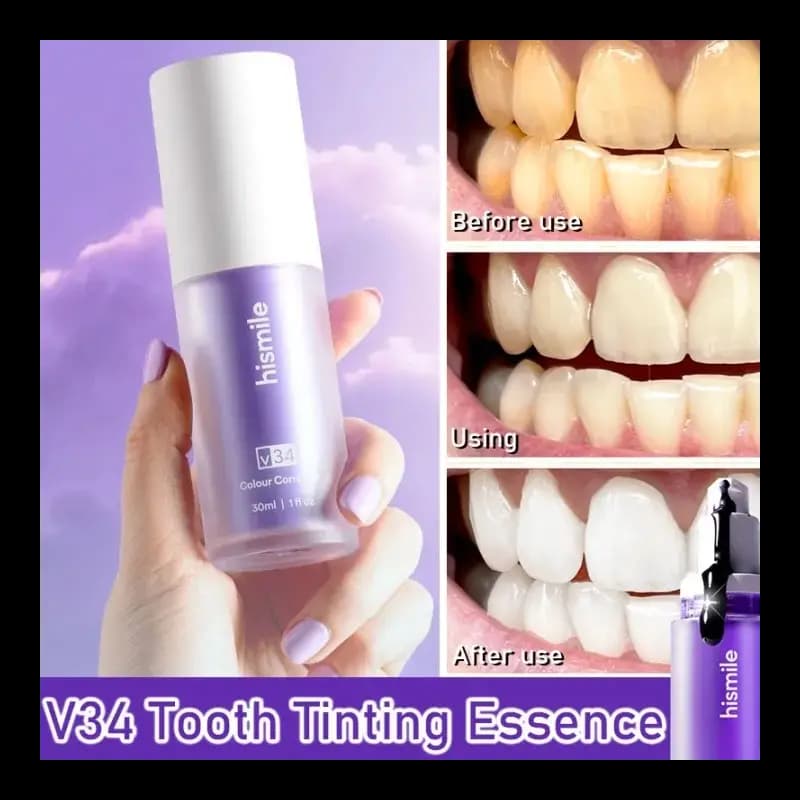 Hismile V34 Teeth Whitening Toothpaste  Teeth Stains Remover Oral Care Paste  Brightening Smile Dental Care Product