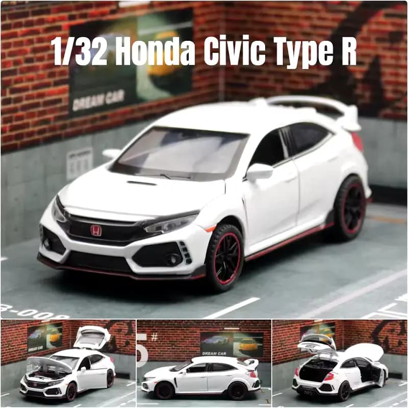 1:32 Scale Honda Civic Type R Diecast Model Car
