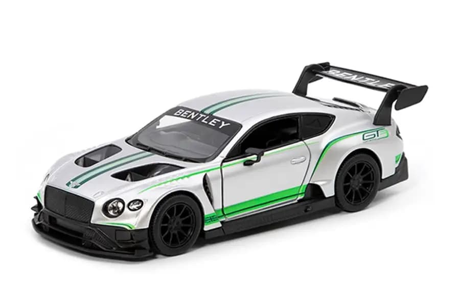 KINSMART Brand 1:38 Scale Bentley Continental GT3 Sport Car Diecast Model