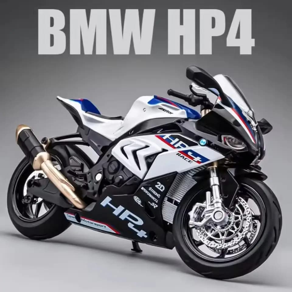 1:12 Scale BMW HP4 Heavy Bike Diecast Model