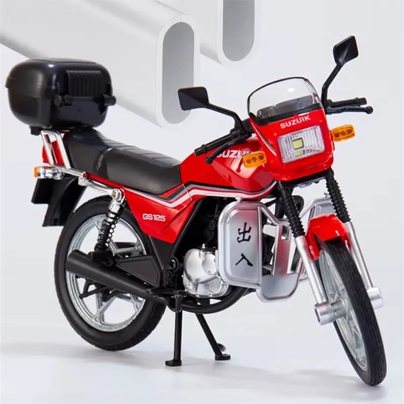 1:12 SUZUKI GS125 Alloy Retro Motorcycle Model