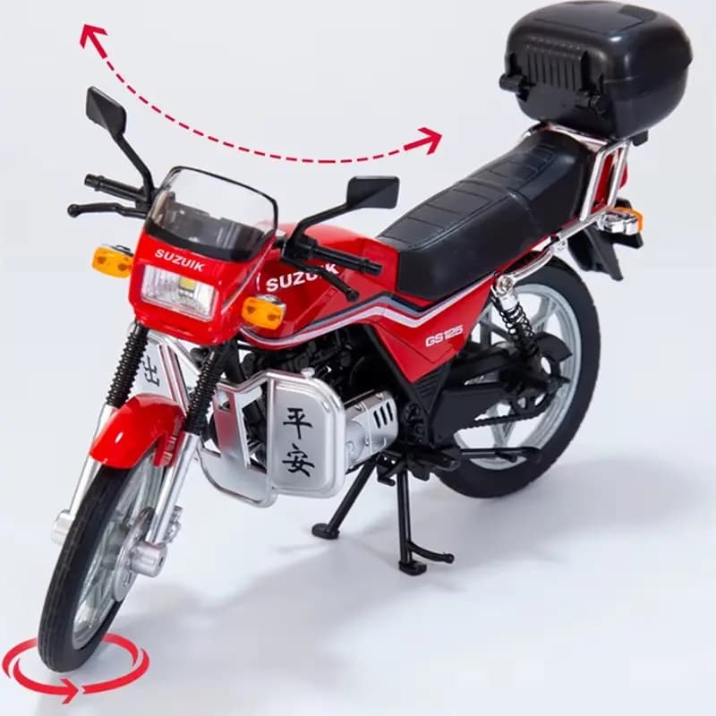 1:12 SUZUKI GS125 Alloy Retro Motorcycle Model