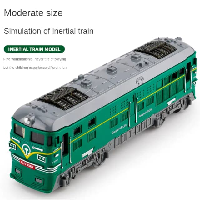 Simulation Inertial Train Model Train Pull Back Educational Pull Back Car Toy Multi-color Miniature Car Children's Toys