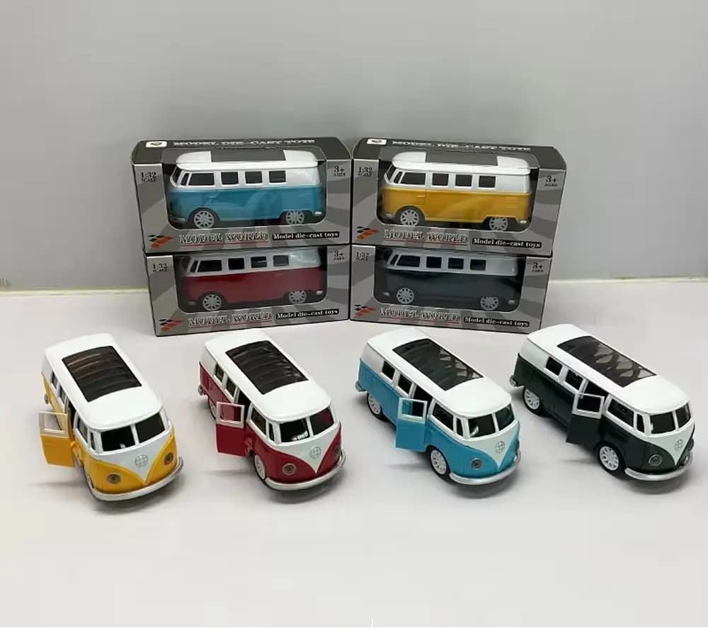 1/36 Volkswagen T1 BUS Alloy Car Model Toys Diecast Model