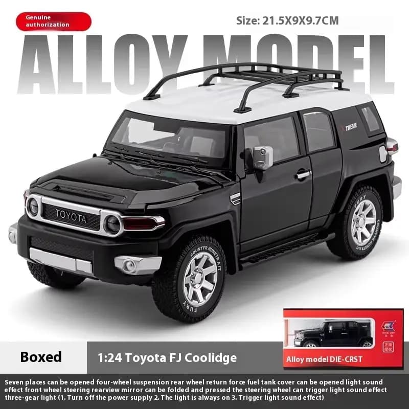 1:24 Scale Toyota FJ Cruiser Jeep Diecast Model Car -Official License
